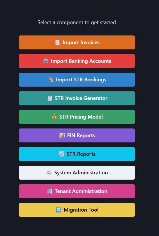myAdmin platform overview β rental analytics, financial administration, and tax compliance in one dashboard
